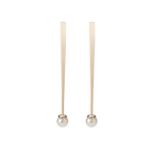 Geometric Pearl Earrings