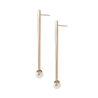 Geometric Pearl Earrings