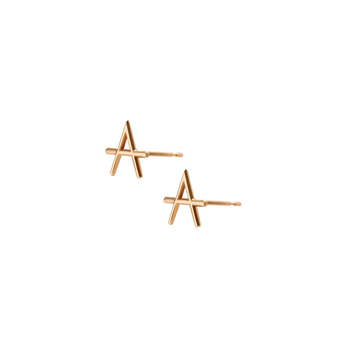 Icon Earring Yellow Gold Vermeil 14k Yellow Gold 18k Yellow Gold Half Side   Pair | Single |