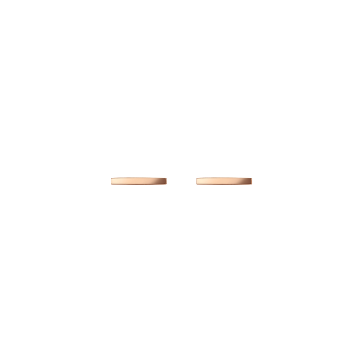 Midi Gold Bar Earring Rose Gold Vermeil 14k Rose Gold 18k Rose Gold    Front First Pair | Single |