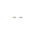 Mini White Diamond Bar Earring