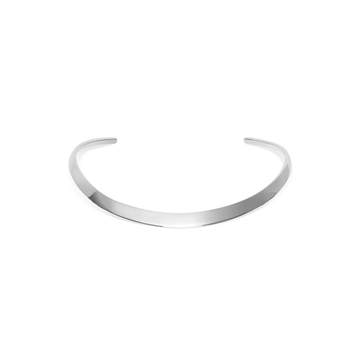 Collar Necklace Sterling Silver White Gold Vermeil 14k White Gold 18k White Gold     Front First