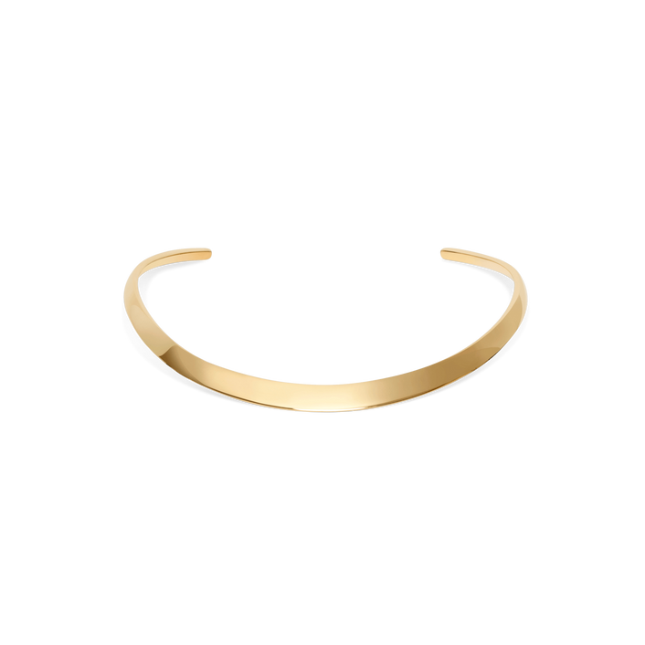 Collar Necklace Yellow Gold Vermeil 14k Yellow Gold 18k Yellow Gold     Front First
