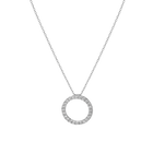 Diamond Circle Necklace