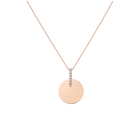 Gold Disk Necklace