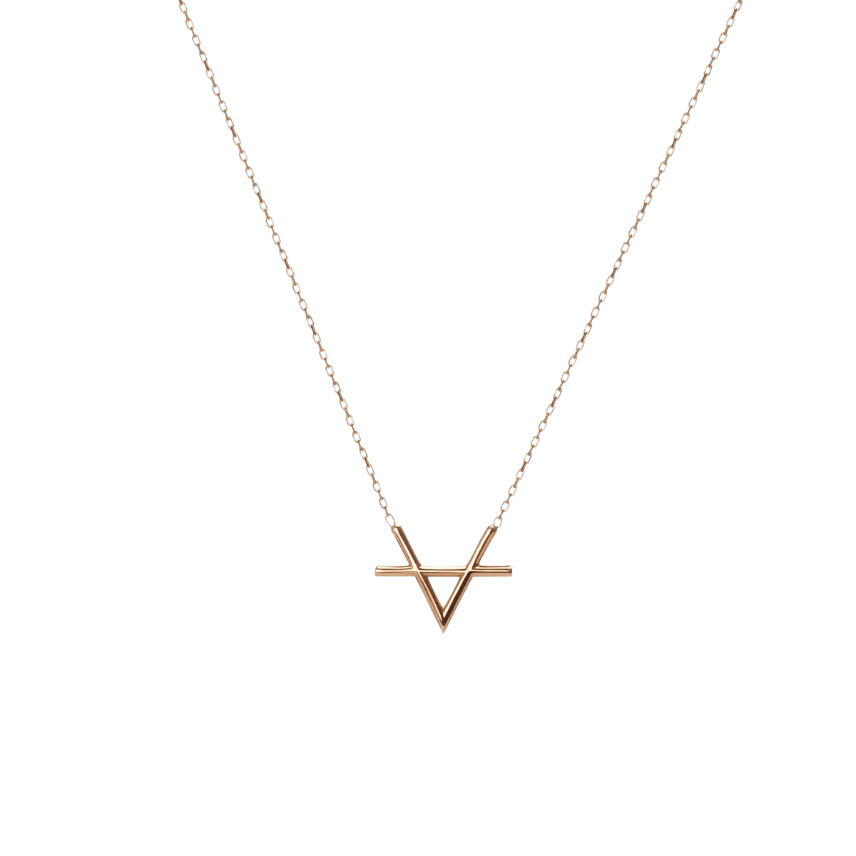 Icon Necklace Yellow Gold Vermeil 14k Yellow Gold 18k Yellow Gold     Front First