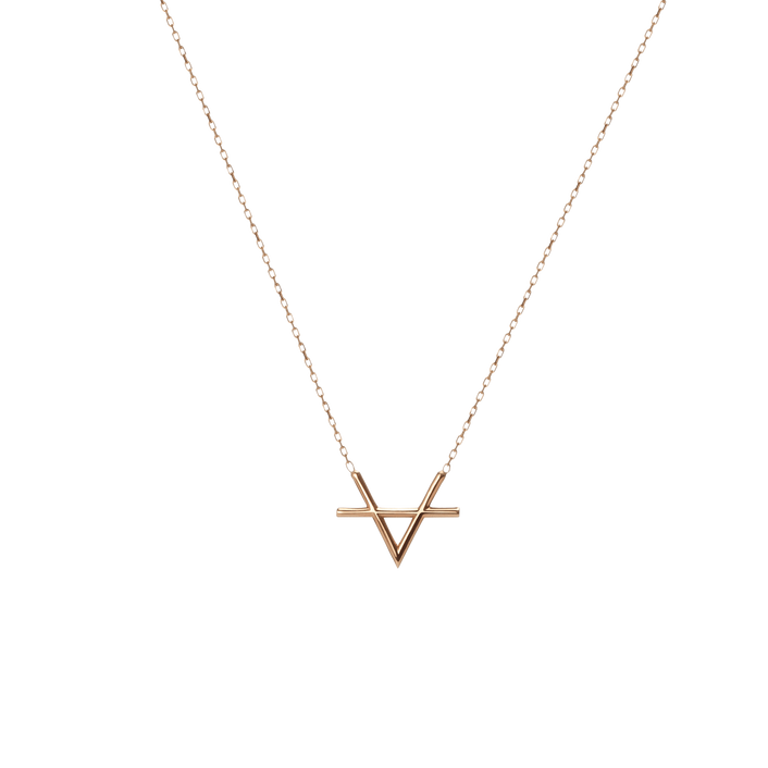 Icon Necklace Yellow Gold Vermeil 14k Yellow Gold 18k Yellow Gold     Front First