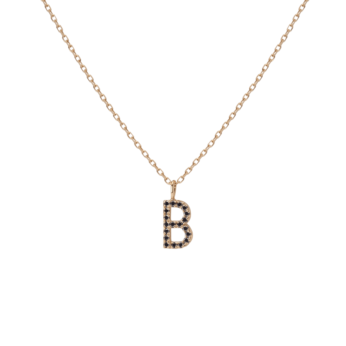 14k Yellow Gold 18k Yellow Gold Black Diamonds '-B- 