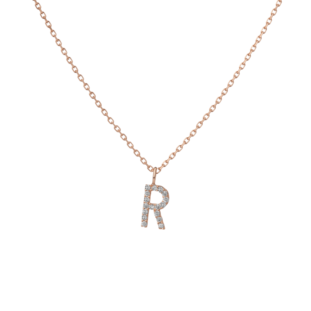 14k Rose Gold 18k Rose Gold White Diamonds '-R-
