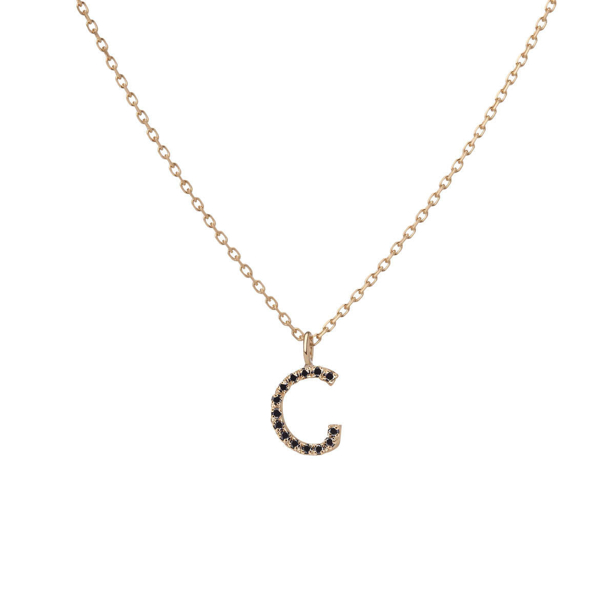 14k Yellow Gold 18k Yellow Gold Black Diamonds '-G-