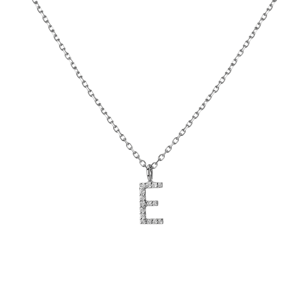 14k White Gold 18k White Gold White Diamonds '-E-