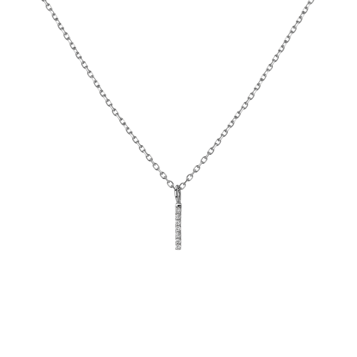 14k White Gold 18k White Gold White Diamonds '-I-