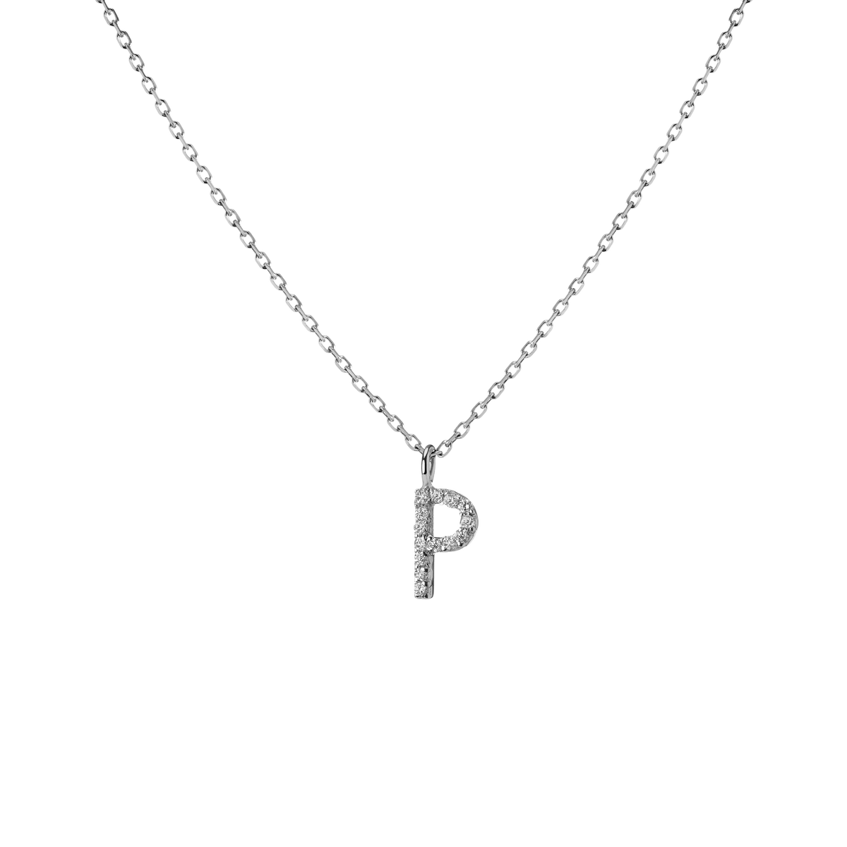 14k White Gold 18k White Gold White Diamonds '-P-