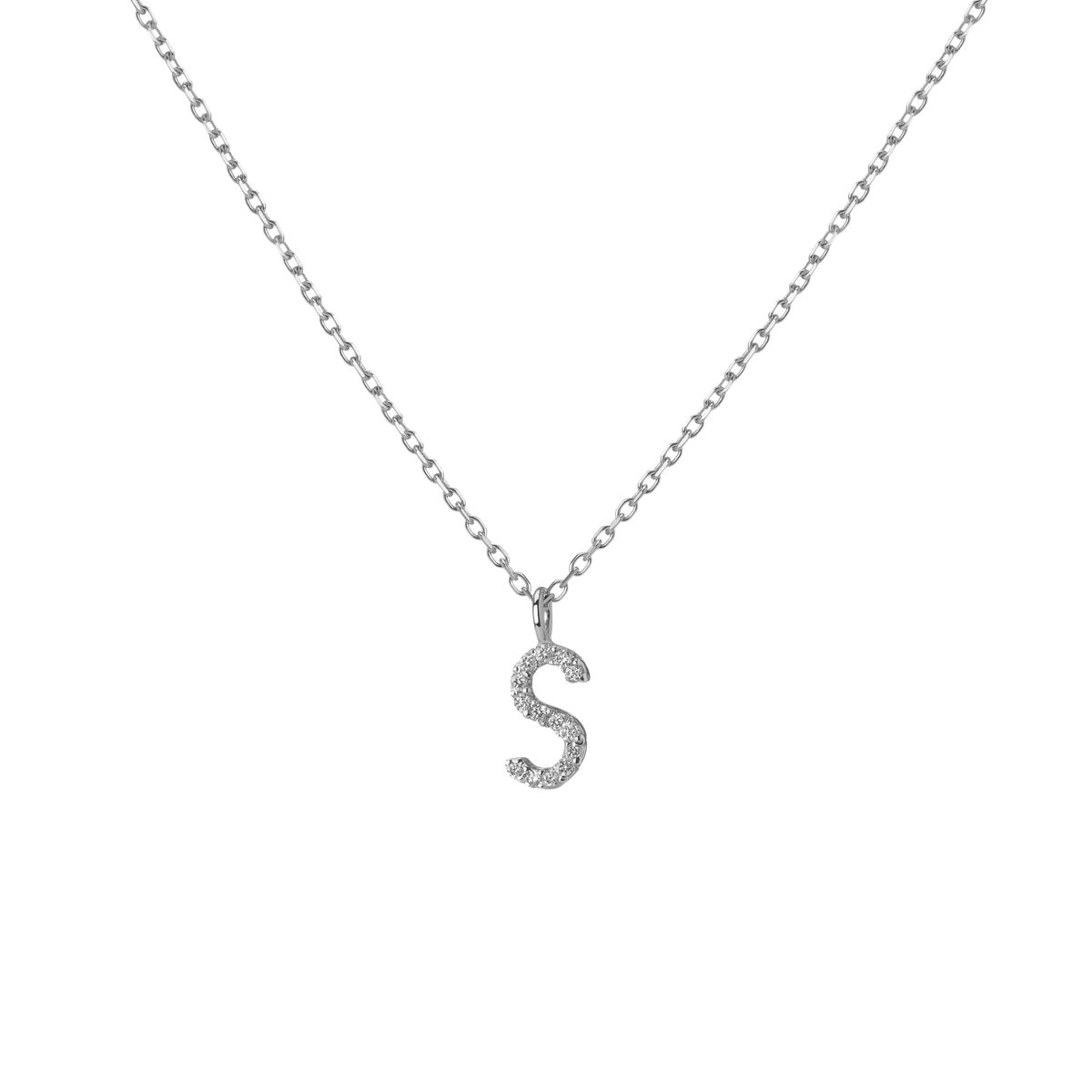 14k White Gold 18k White Gold White Diamonds '-S-
