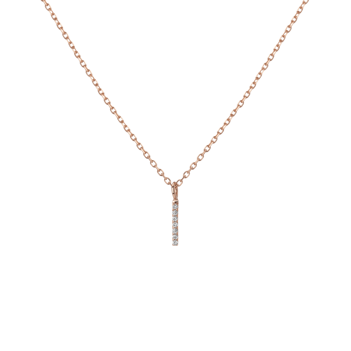 14k Rose Gold 18k Rose Gold White Diamonds '-I-