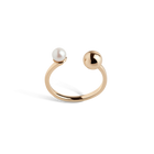 Asymmetric Pearl Ring