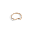 Mini Wraparound Ring with White Diamonds