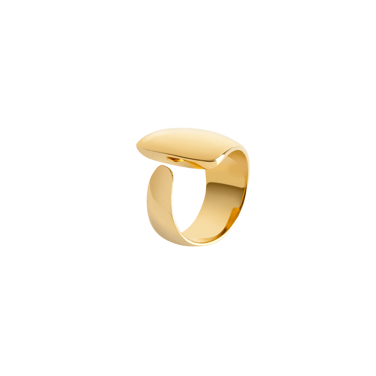 Arc Ring Yellow Gold Vermeil 14k Yellow Gold 18k Yellow Gold First