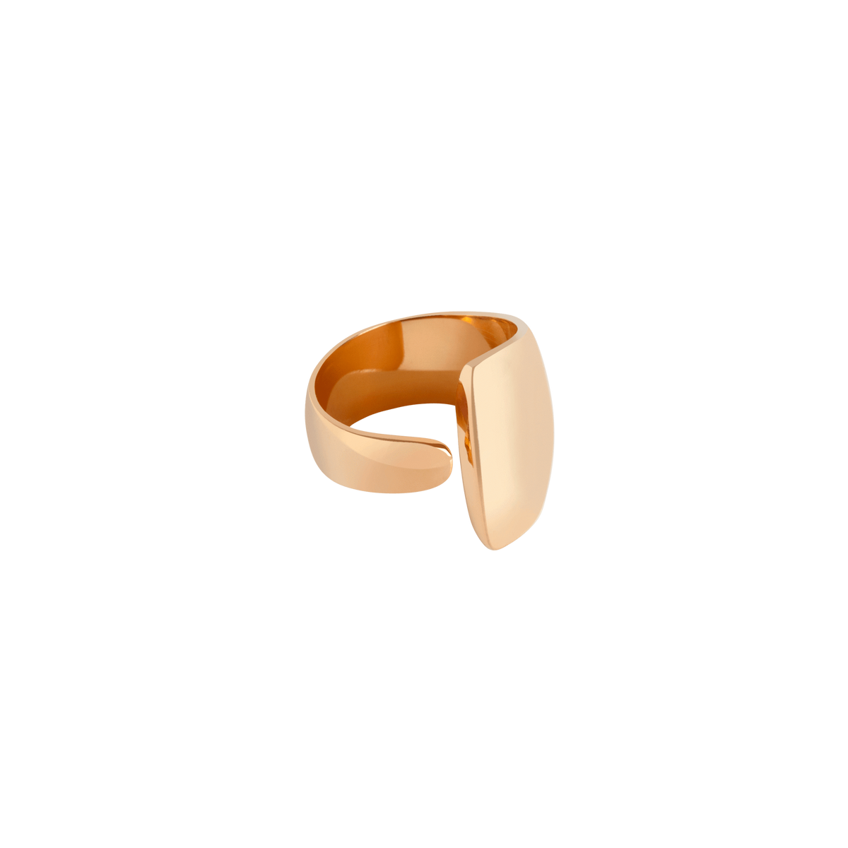 Arc Ring Rose Gold Vermeil 14k Rose Gold 18k Rose Gold Laid down